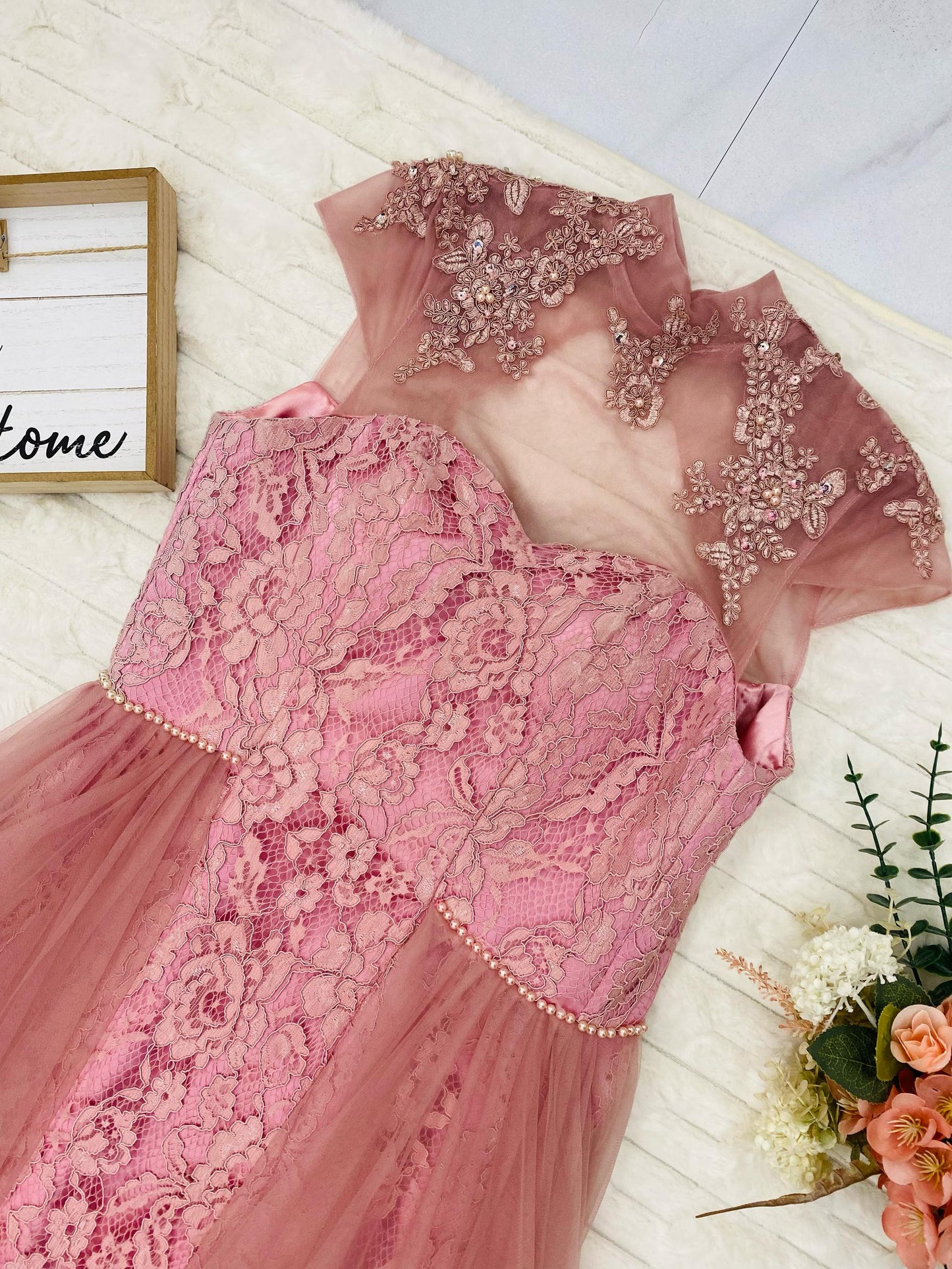 Embroidered Gown