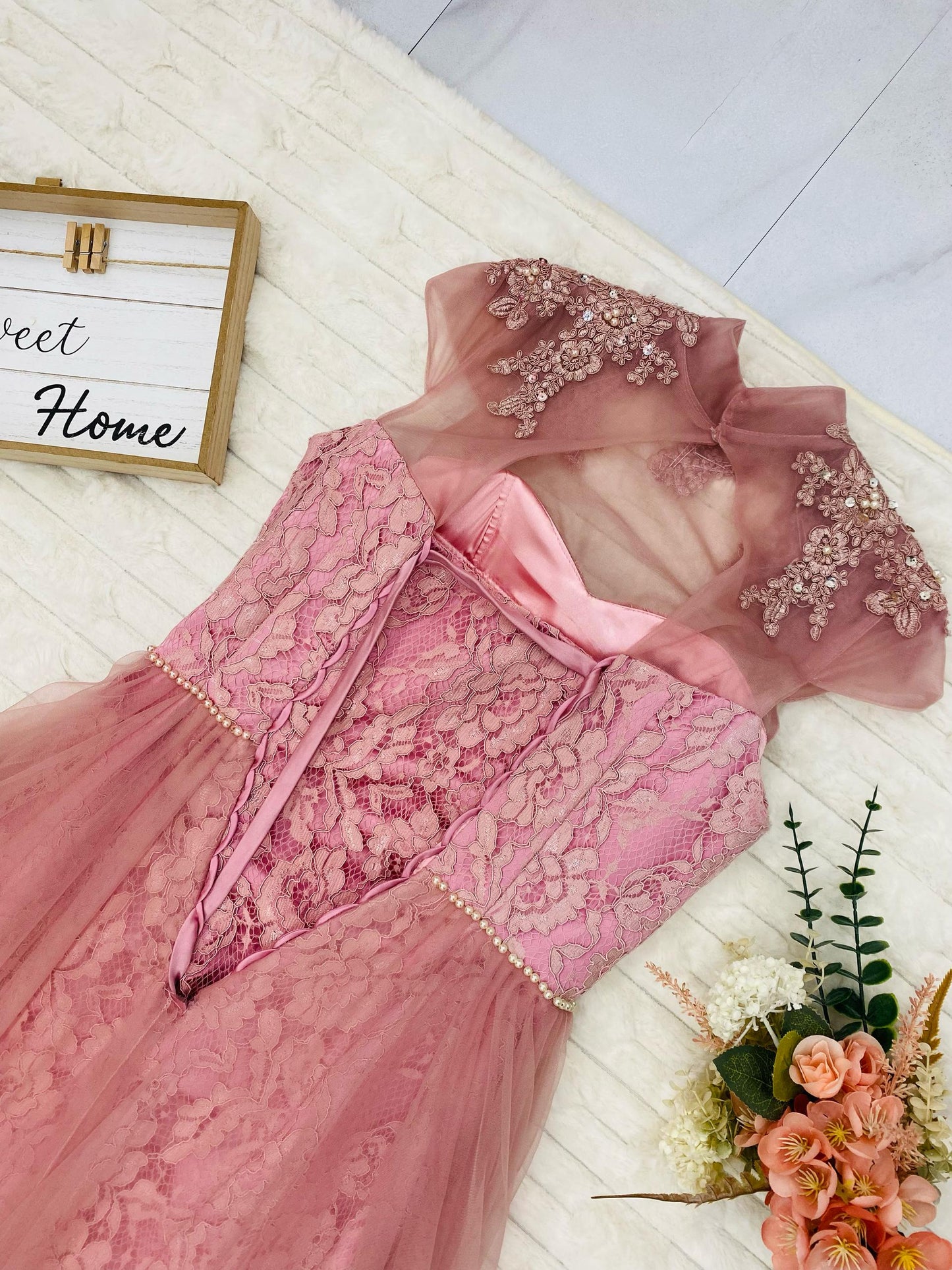 Embroidered Gown