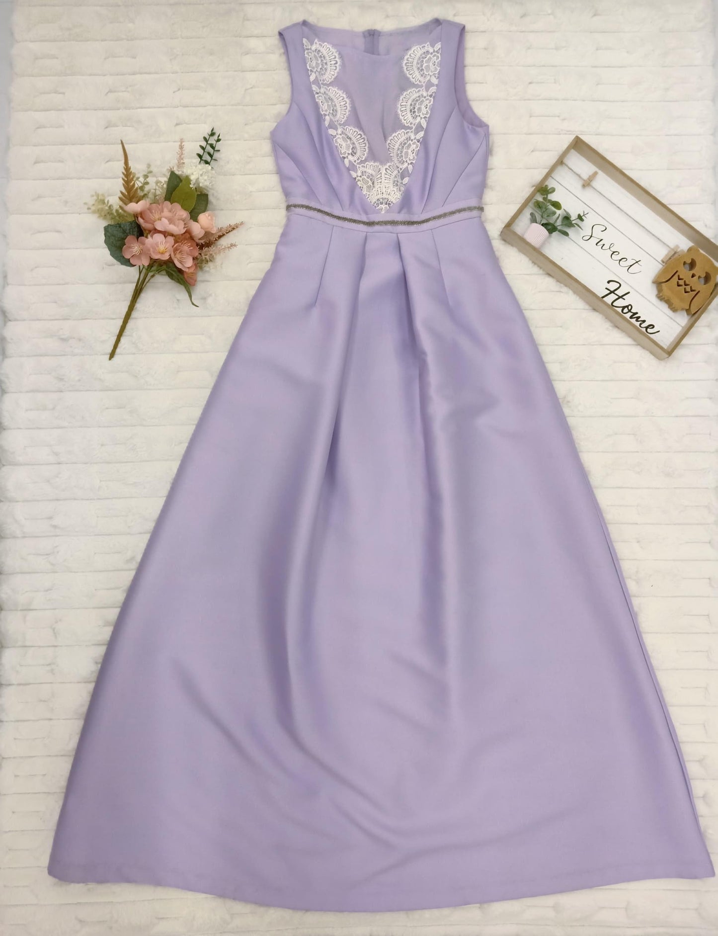 Sleeveless Embroidered Dress