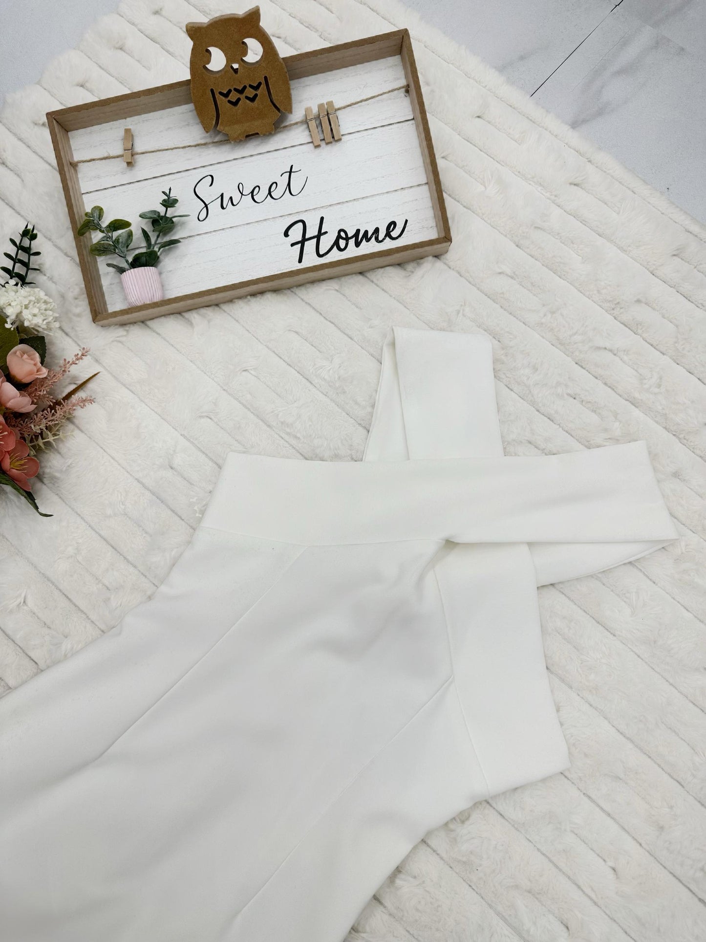 Criss-Cross Halter Neck Gown