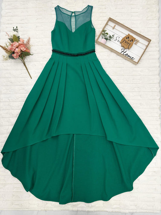 Sleeveless High Low Gown
