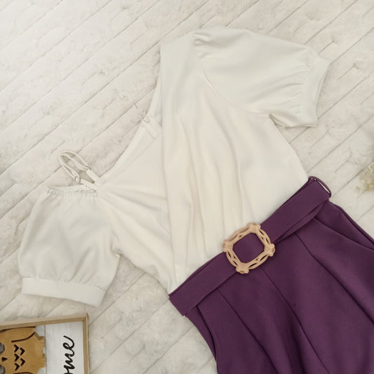 Cold Shoulder Jumpsuit