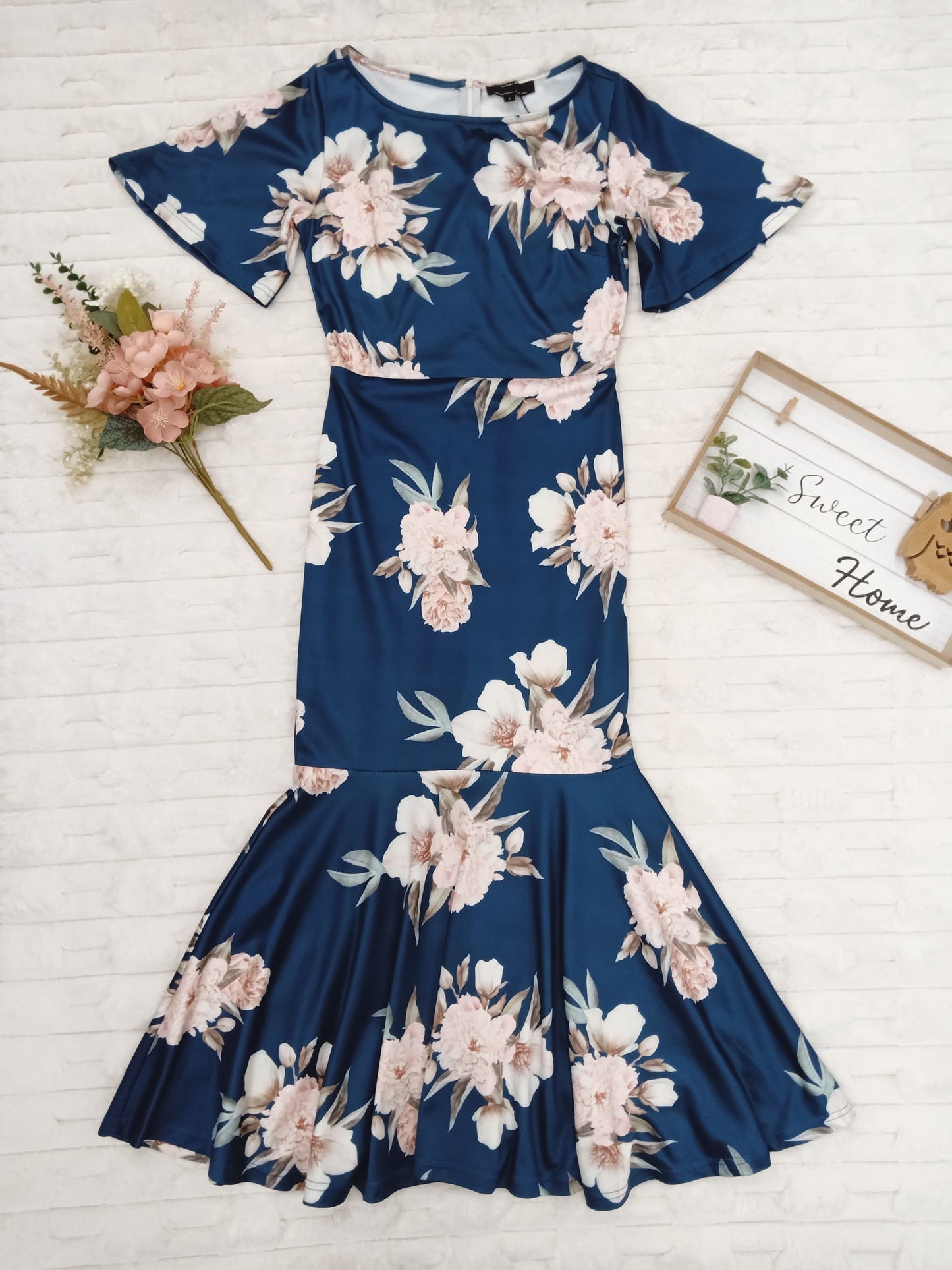 Floral Printed Gown