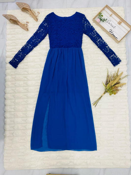 Guipure Lace Gown