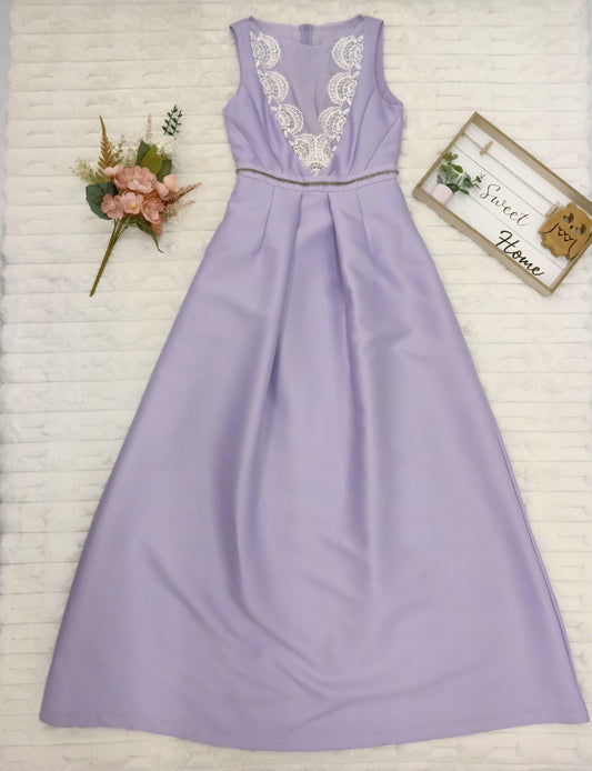Sleeveless Embroidered Dress