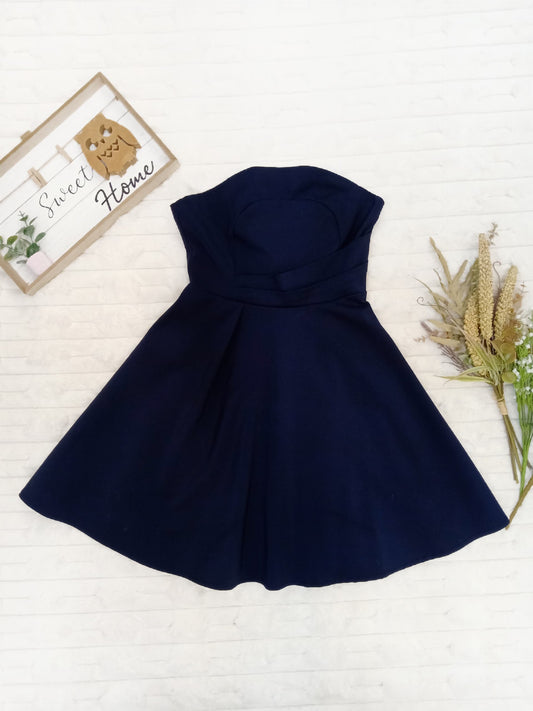 Sleeveless Front Tiered Flare Mini Dress