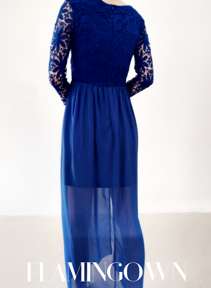 Guipure Lace Gown