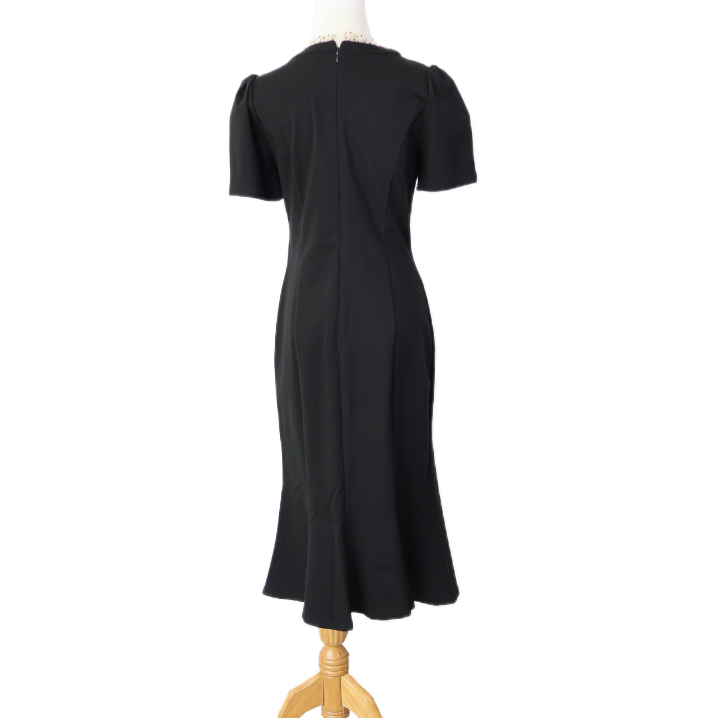 Polka-Dot Mermaid Mini Dress