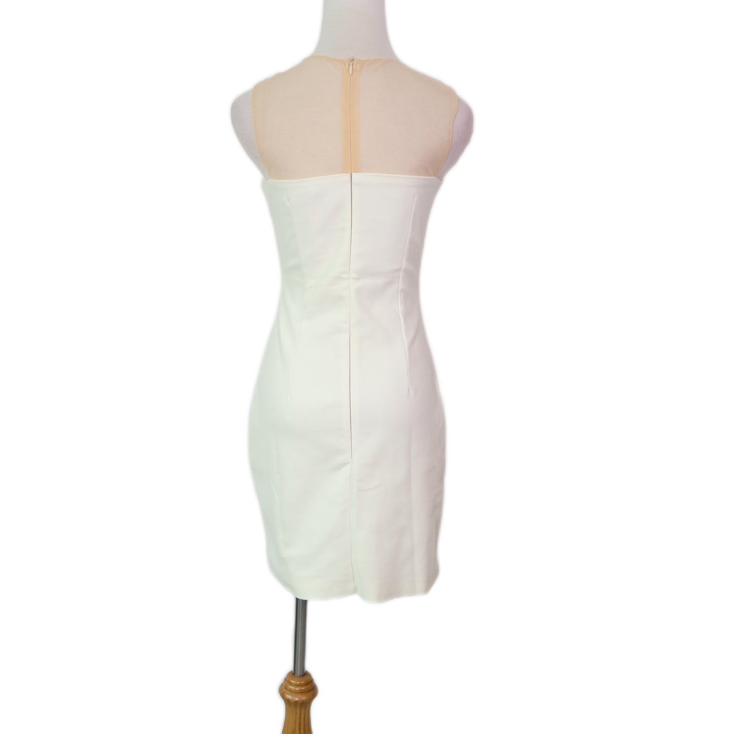 Illusion Sweetheart Midi Dress