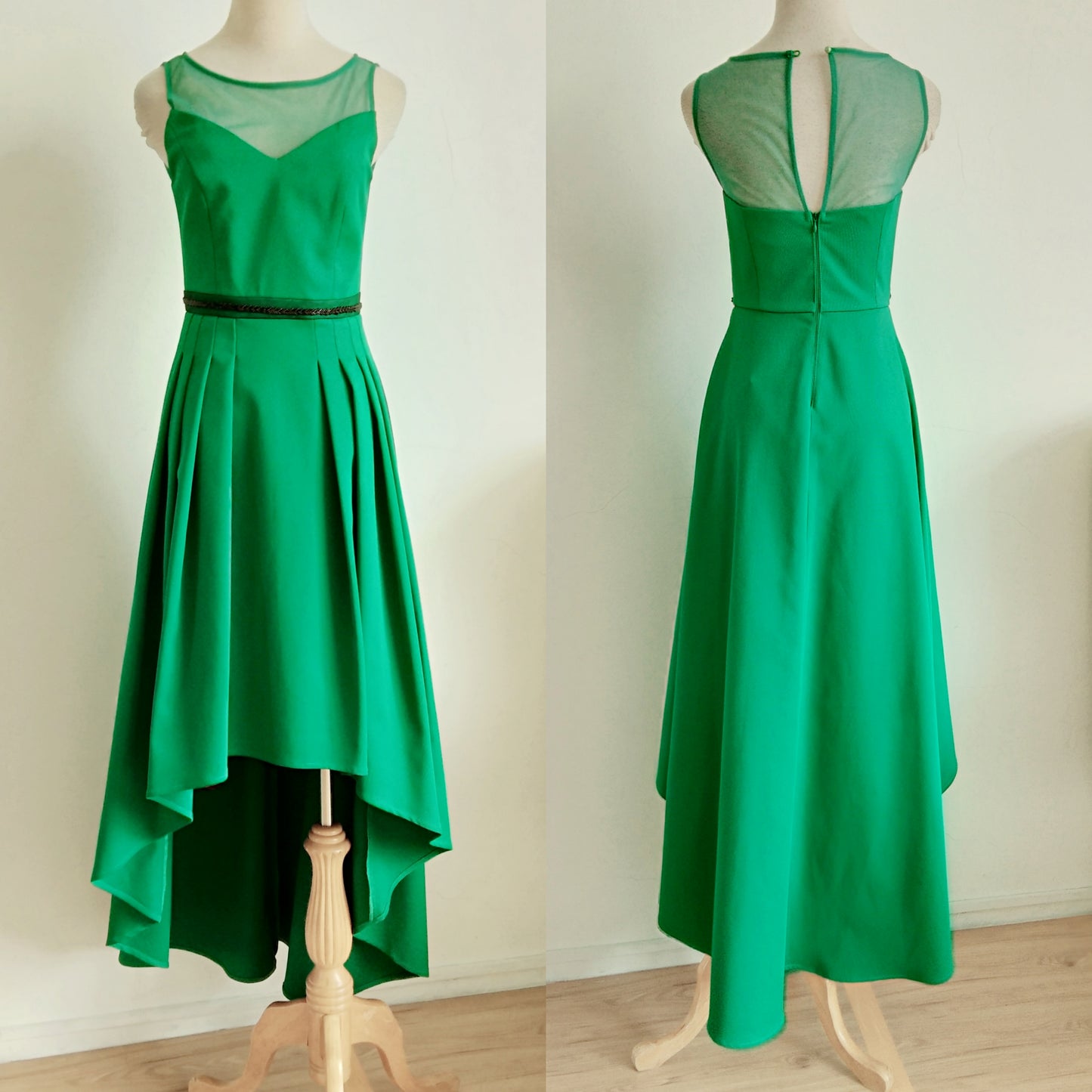 Sleeveless High Low Gown