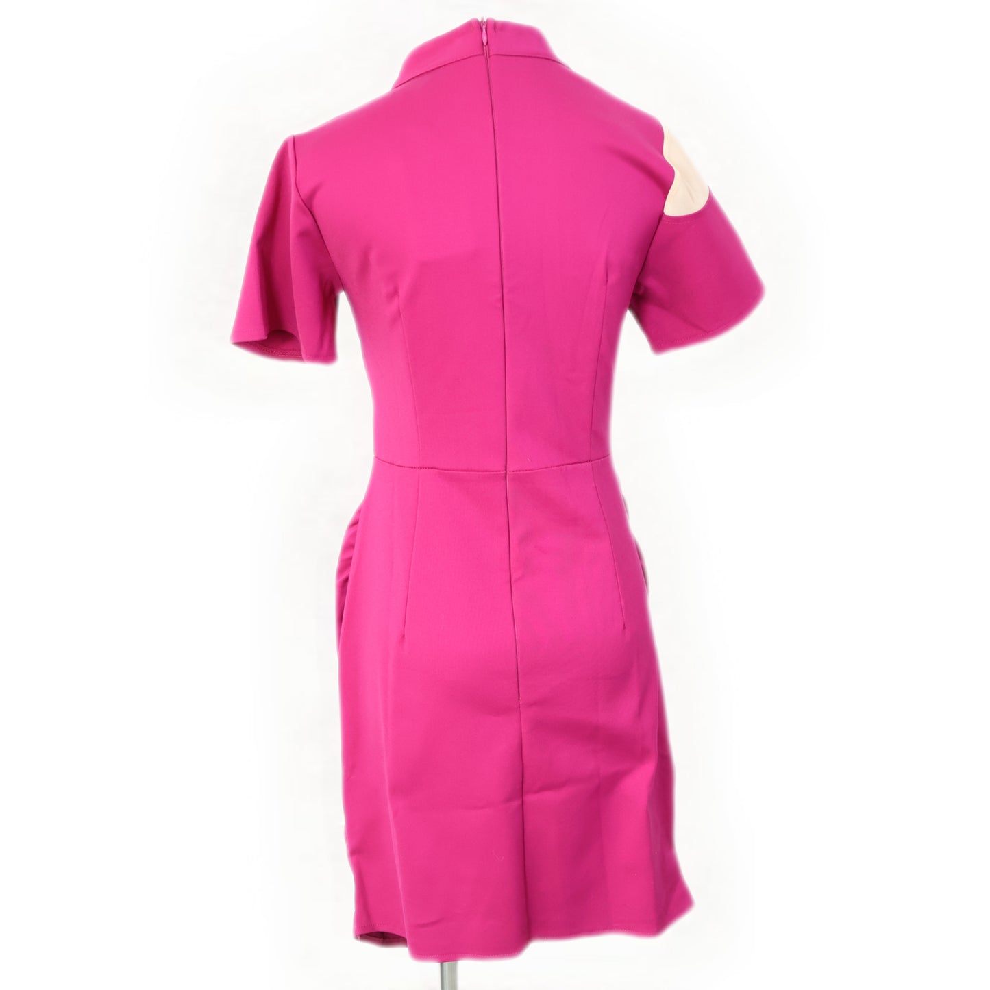 Illusion Cutout Bodycon Midi Dress