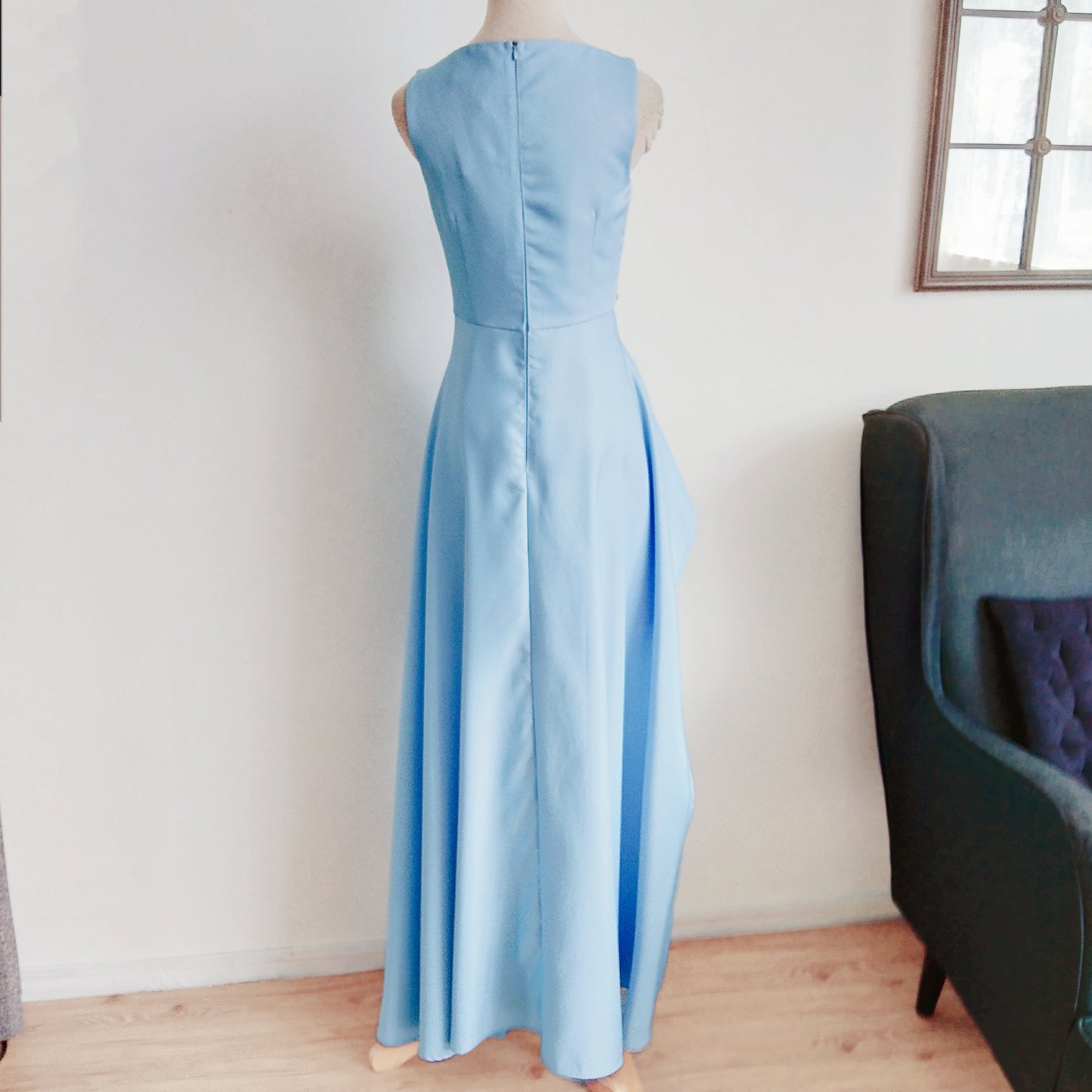 Embellished High Low Dress