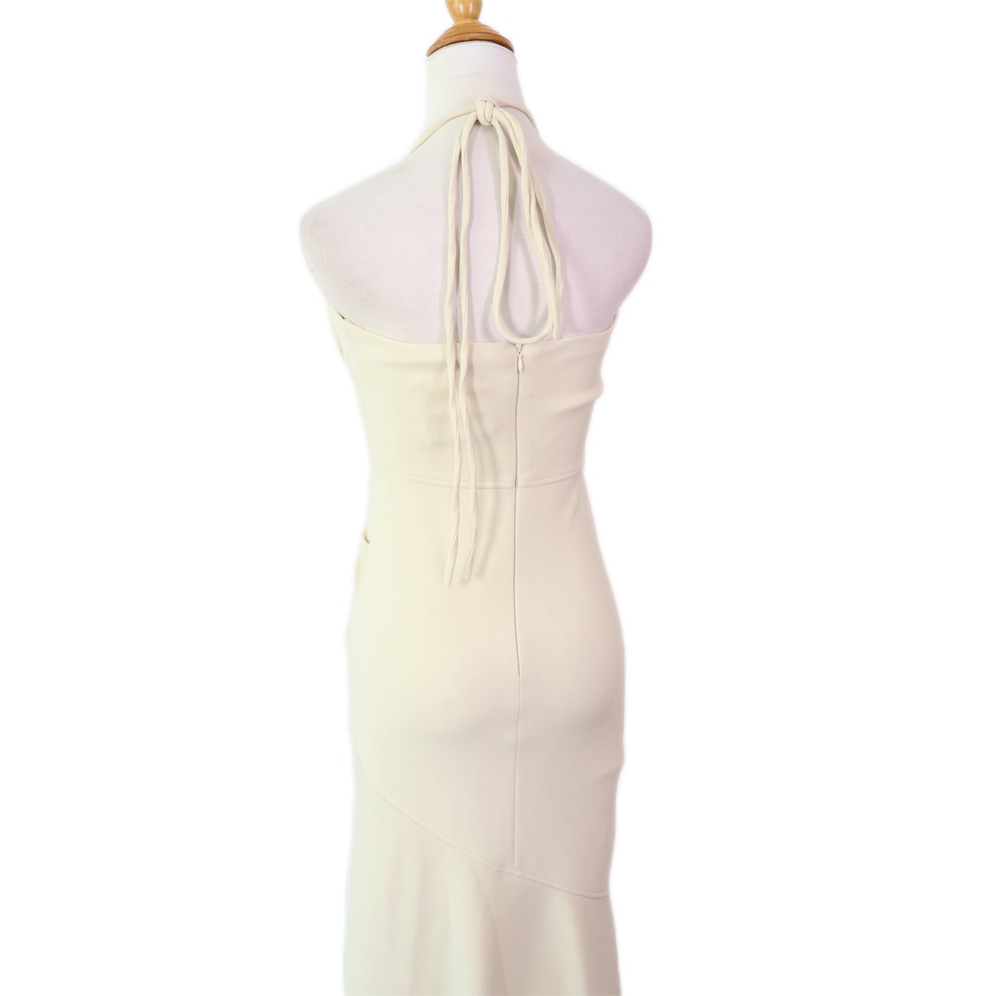 V-Neck Halter Maxi Dress