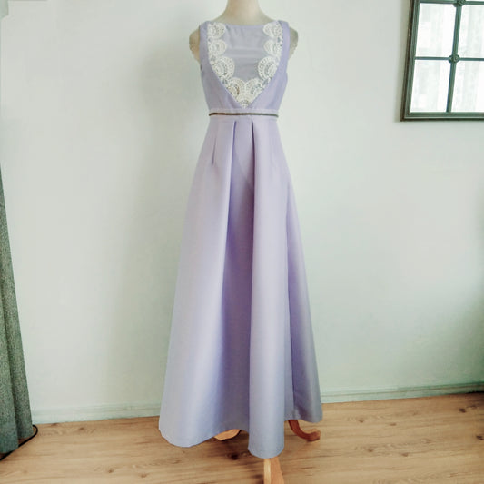 Sleeveless Embroidered Dress